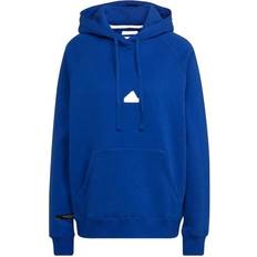 adidas Oversized Hoodie Sweatshirt - Blue