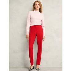 Hobbs Suki Tapered Trousers - Hot Magenta
