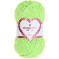 Rico Design Chunky Neon Chenille Knitting Crochet Yarn