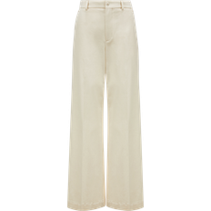 Moncler Bukser & Shorts Moncler Tailored Cotton Bukser Uld - Ljusbeige
