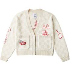 Vans Cardigans Vans The Monsters Labubu Knit Cardigan - White Red