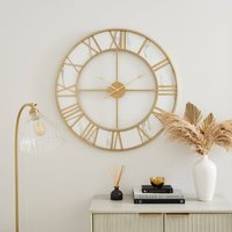 Marble Clocks Dunelm Marble Skeleton Gold Wall Clock