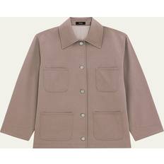 Theory Oversized Utility Jacket - Walnut
