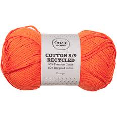 Cotton 8/9 Garn 100g Recycled Orange A087