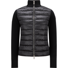 Moncler Padded Wool Cardigan - Black