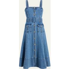 Cinq A Sept Vega Denim Midi Dress - Blue Haze