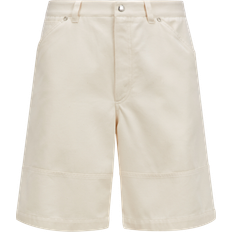 Moncler Men Shorts Moncler Cotton Bermuda Shorts - Blanc