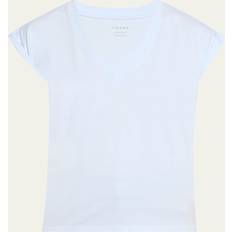 Frame T-shirts Frame Easy Cotton V Neck Tee - Light Chambray