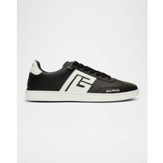 Balmain Dam Sneakers Balmain Swan Läder Sneakers - Svart/Vit