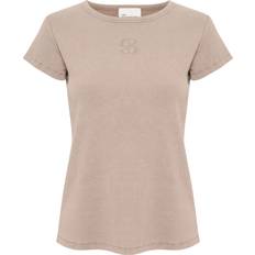 My Essential Wardrobe Mandy T-Shirt - Mid Brown