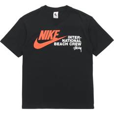 Stussy Clothing Stussy Nike Crossover Alphabet Logo Sports Short Sleeve Unisex - Black