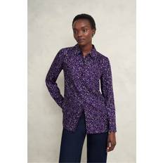 Hobbs Shirts Hobbs Kirsty Printed Shirt - Purple/Multi