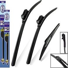 Alca MG ZS 2017 Onwards Set of 3 Windscreen Wiper Blades ASF2414MG10A1