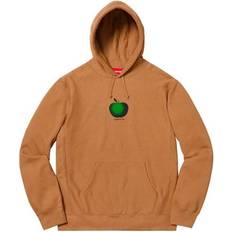 Supreme SS19 Apple Hooded Sweatshirt - Brown