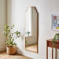 Dunelm Martha Arched Art Nouveau Full Length - Rose Gold Wall Mirror