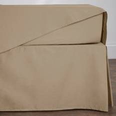 Dunelm Pure Cotton - Taupe Valance Sheet