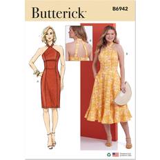 Håndarbeidsmønster Buttericks Kjole til Dame Y5 18-20-22-24-26