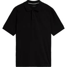 Ted Baker Polo Shirts Ted Baker Redman Textured Polo T Shirt - Black