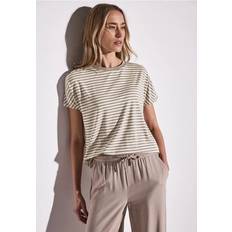 T-Shirts Street One Gestreiftes T-Shirt - Beige