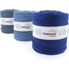 Zpagetti garn Hoooked Zpagetti Medium Tricotgarn 900 g Blå ZP005-15
