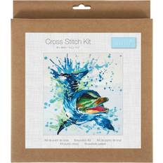 Cotton Needlework Kits Trimits Dolphin Cross Stitch Kit 36cm x 36cm