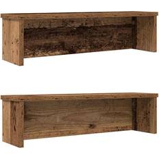 Shelves vidaXL Kitchen Racks Stackable Storage 60 x 15 x 16 cm 2 pcs Wall Shelf