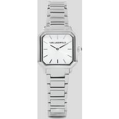 Karl Lagerfeld Logo Square Watch Woman Silver One Size