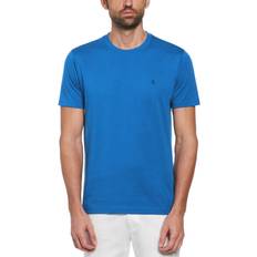 Original Penguin Embroidered Logo T-Shirt - Ibiza Blue