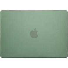 Macbook m2 2022 INCOVER MacBook Air 13" M2 M3 M4 2022-2025 Mat Plastik Cover - Light Green