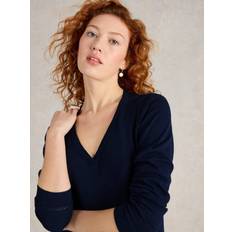 White Stuff Blue Naria Jumper