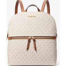 Michael Kors Ryggsäckar Michael Kors Dallas Medium Signature Logo Backpack - Natural