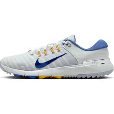 Nike Gold Golf Shoes Nike Free Golf Extra Wide Pure Platinum University Gold - Grey