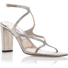 Dam - Gråa Sandaletter Jimmy Choo Högklackade Sandaler Azie - Gray