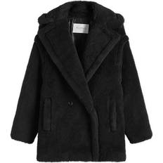 Max Mara Fuxia Alpaca Wool And Silk Teddy Coat