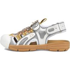 Gucci Sport Sandals Gucci Tinsel Sport Sandals - Crystal White Grey