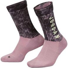 Tie Dye Socks Jordan Air Legacy Sport DNA Tie Dye Alphabet Athleisure Casual Sports Socks - Pink