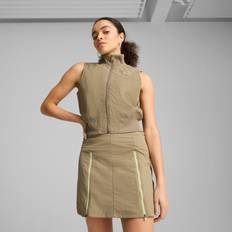 Puma Dame Veste Puma Women's Dare To Full-Zip Woven Vest - Velvet Moss