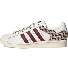 adidas Originals Superstar Skateboard Shoes - Off White Maroon