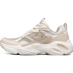 Skechers White Running Shoes Skechers Stamina Airy Running Shoes - Cream/White