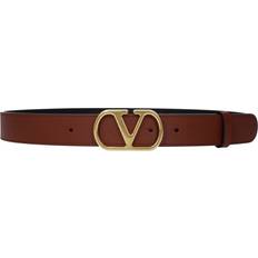Valentino Garavani Vlogo Signature Belt - Deep Caramel