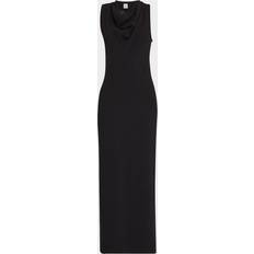 Toteme Klänningar Toteme Draped Wool-Blend Maxi Dress