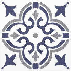 D-C-Fix Jamila Blue Sticky Back Vinyl Wall Tile 18 Pack