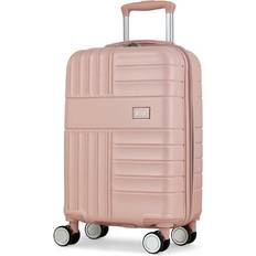 Rock Pink Suitcases Rock 8 Wheel Hard Suitcase Small Pink