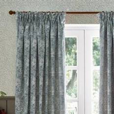 Marigold Jacquard Pencil Pleat Curtains Indigo