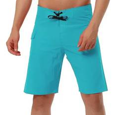 Men's Drawstring Swim Shorts Elastic Waist Board Shorts