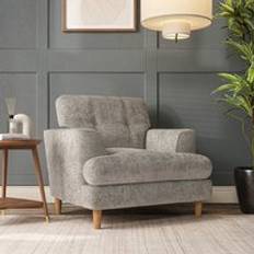 Silver Armchairs Dunelm Chunky Chenille Silver Cooper Armchair