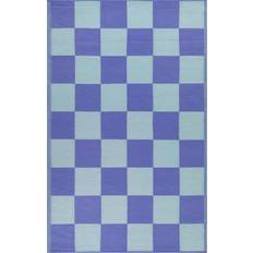 Checkerboard Recycled Outdoor Rug 120 x 180 cm