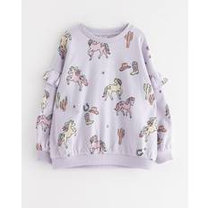 Lindex Overdele Lindex Kids' Cotton Cowboy Print Sweatshirt