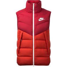 Nike Men's Casual Sports Down Vest - Red