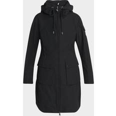 Moncler Frakker Moncler Frakke Dame Bomuld Parka Laerte - Sort